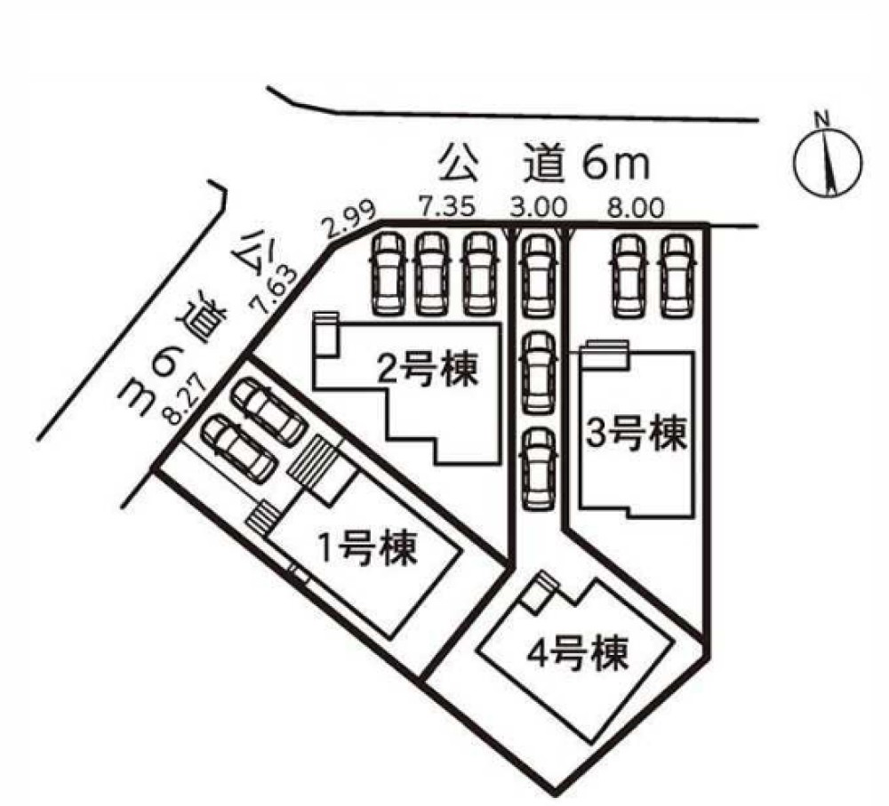 豊橋市東小鷹野一丁目60期　全4棟　2号棟 画像2