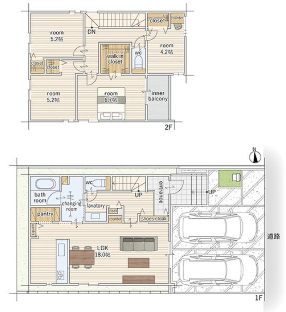 名古屋市中川区万場四丁目　9期　全4棟　1号地 画像2