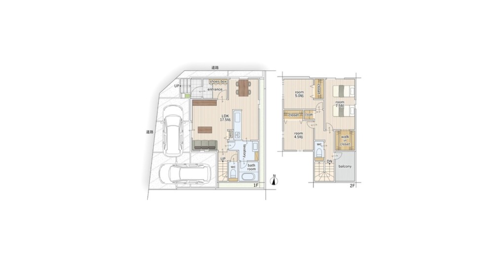 尾張旭市井田町　2期　全2棟　1号棟 画像2