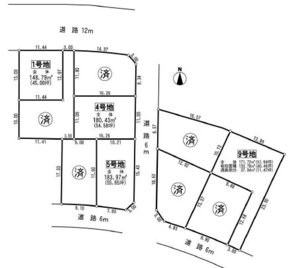 豊橋市牛川町　全10区画　9号地 画像5