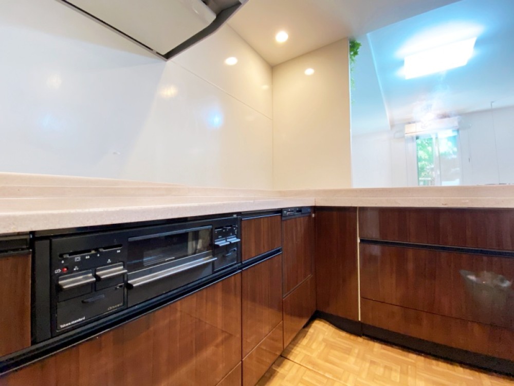 食洗機付きで後片付けもスムーズです。