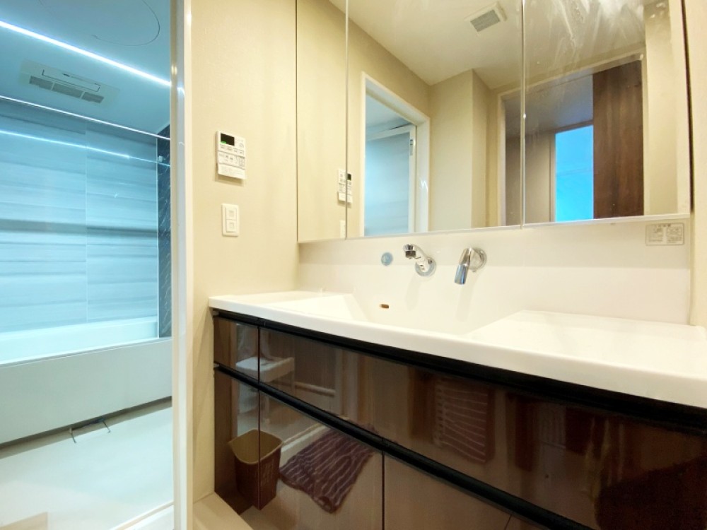 デザイン性にも配慮された洗面室です。