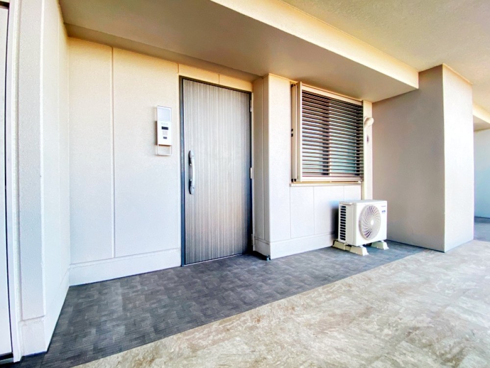 防犯面に配慮したオートロック付きマンション。