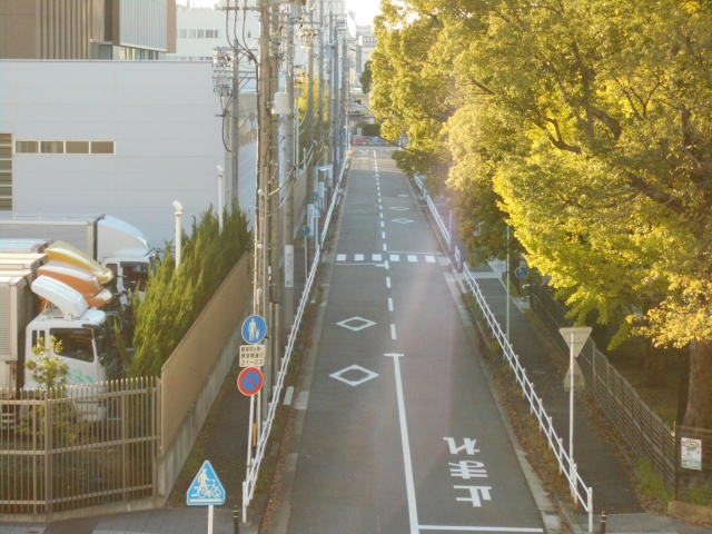 前面道路の画像